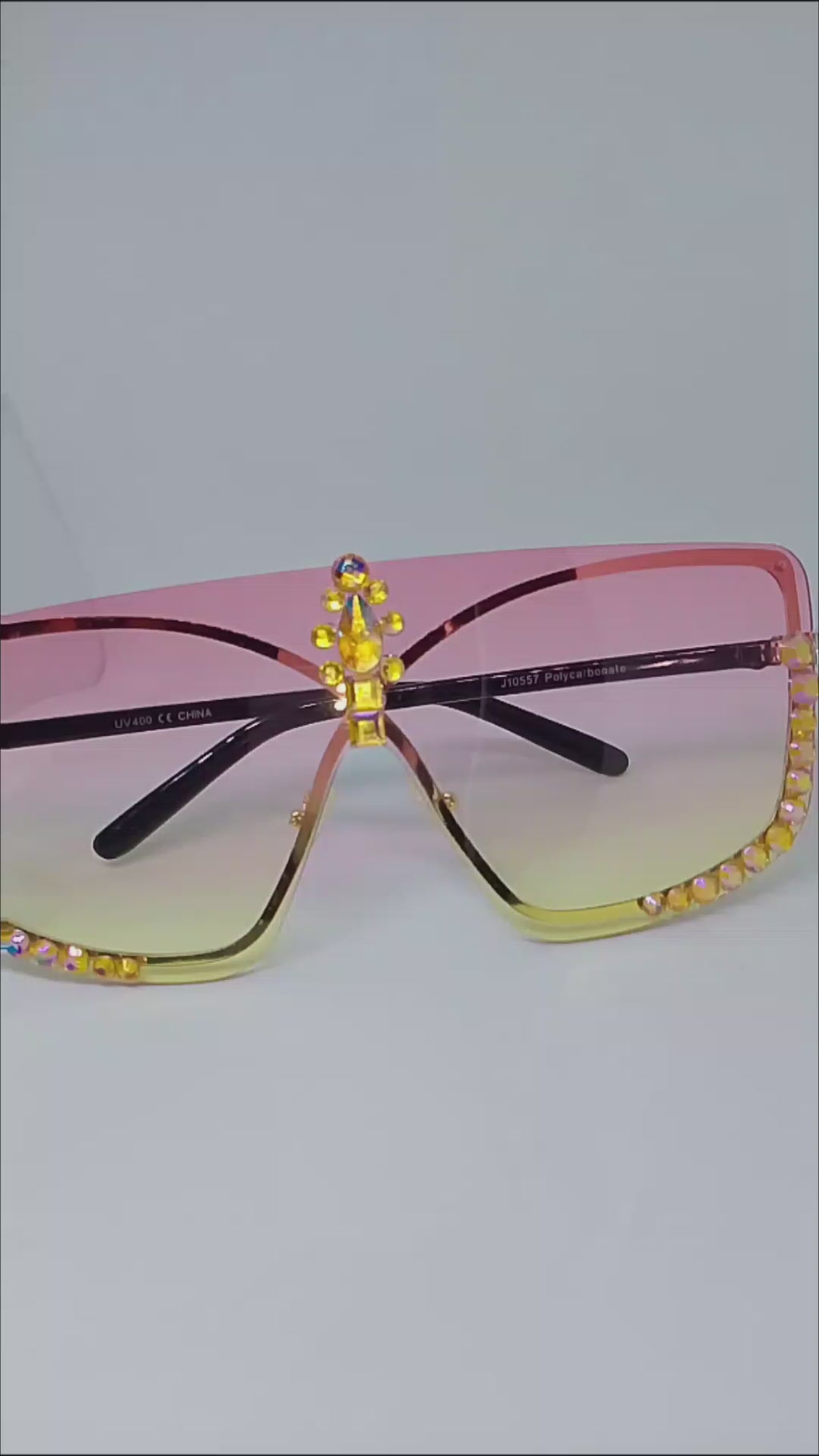 Sweet & Sour Peach & Marigold Tango Pop Shades Sunglasses