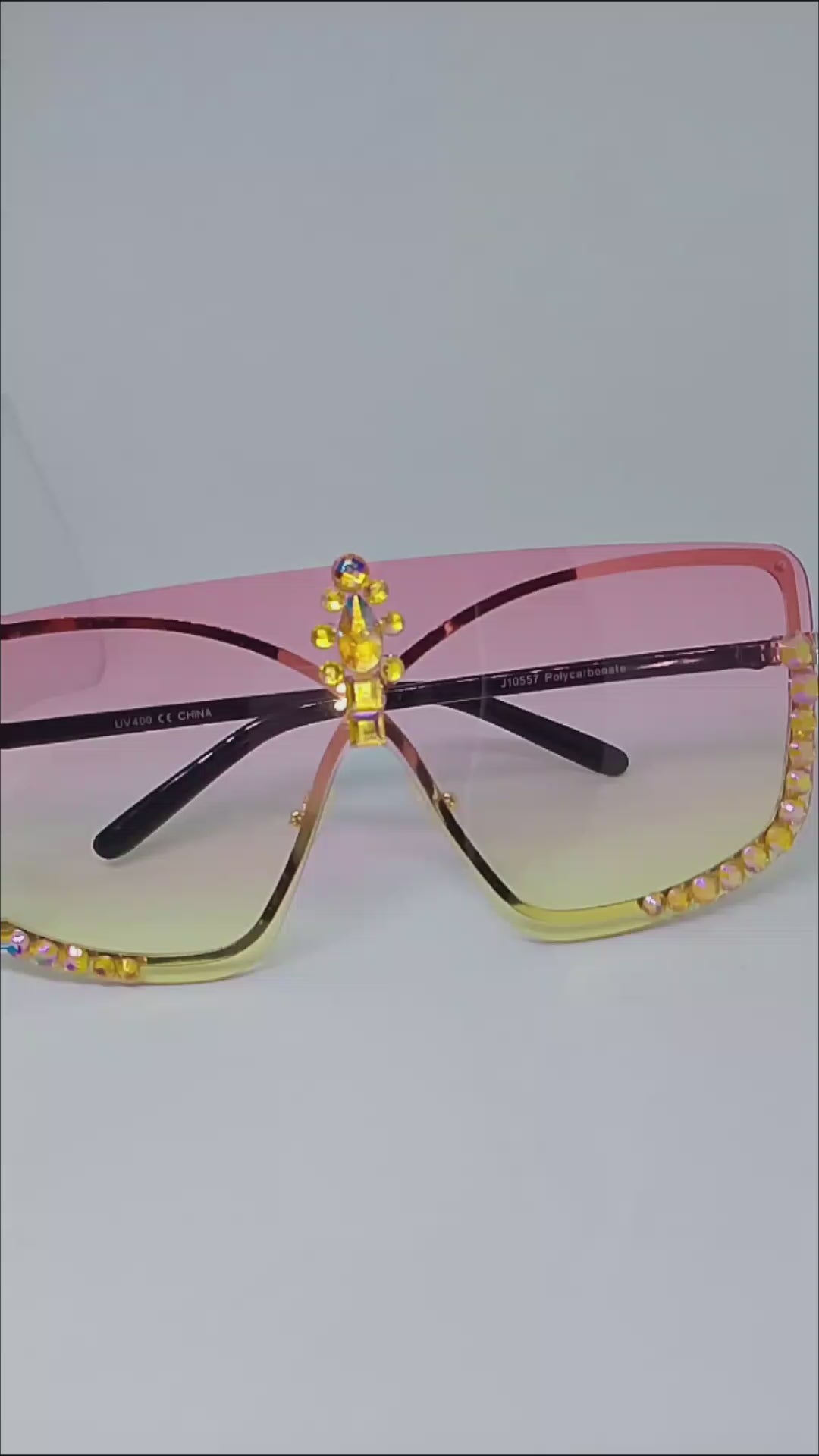 Sweet & Sour Peach & Marigold Tango Pop Shades Sunglasses