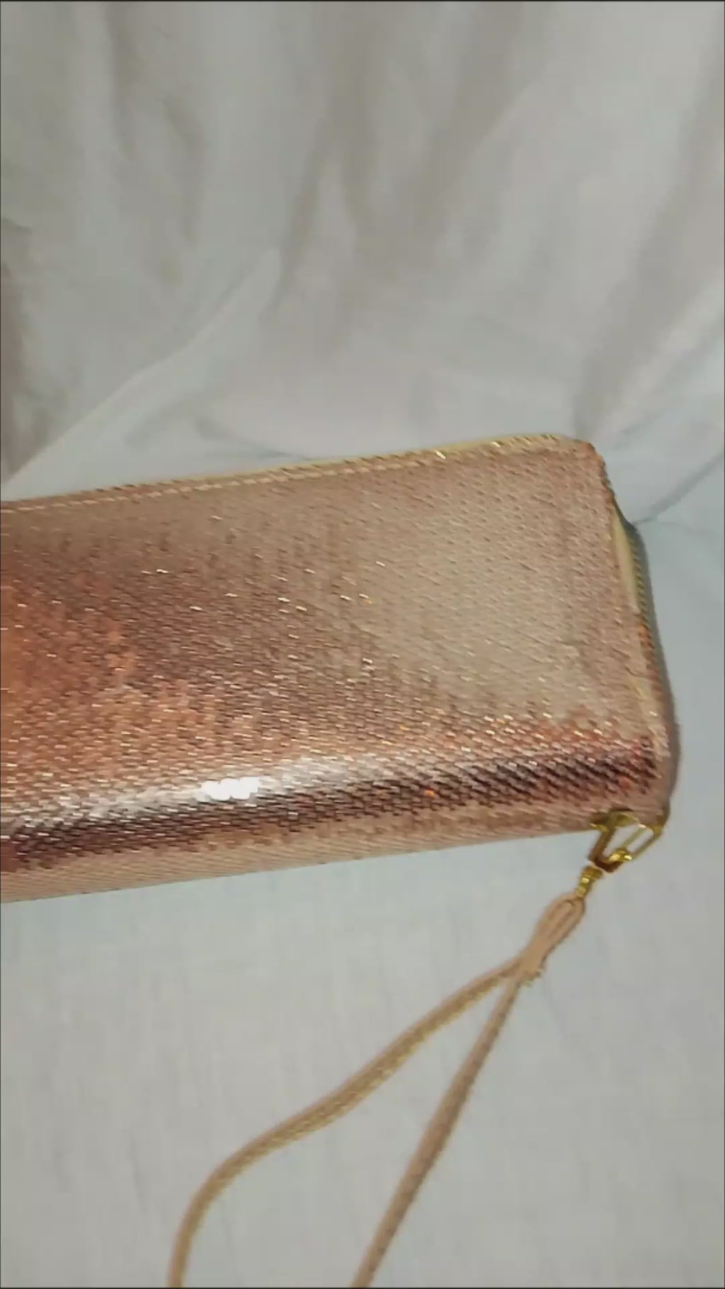Tootie Cutie Rose Gold Women's Hand Clutch Bag