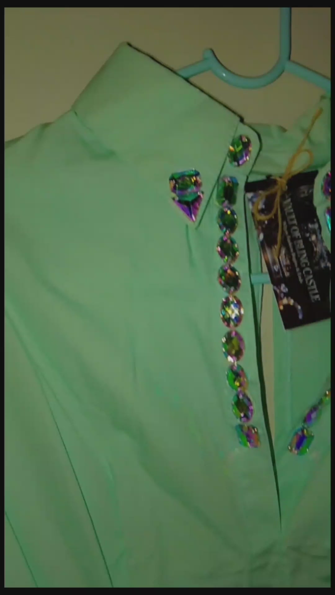Pistachio Mint Green Caledon Pathway Blouse Dress