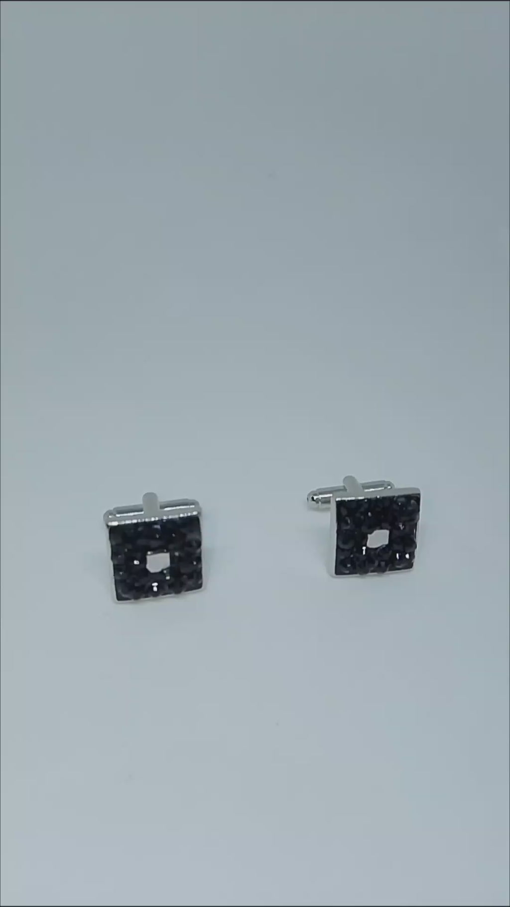 Meteor Crust  & Spark Men's Cufflink Set