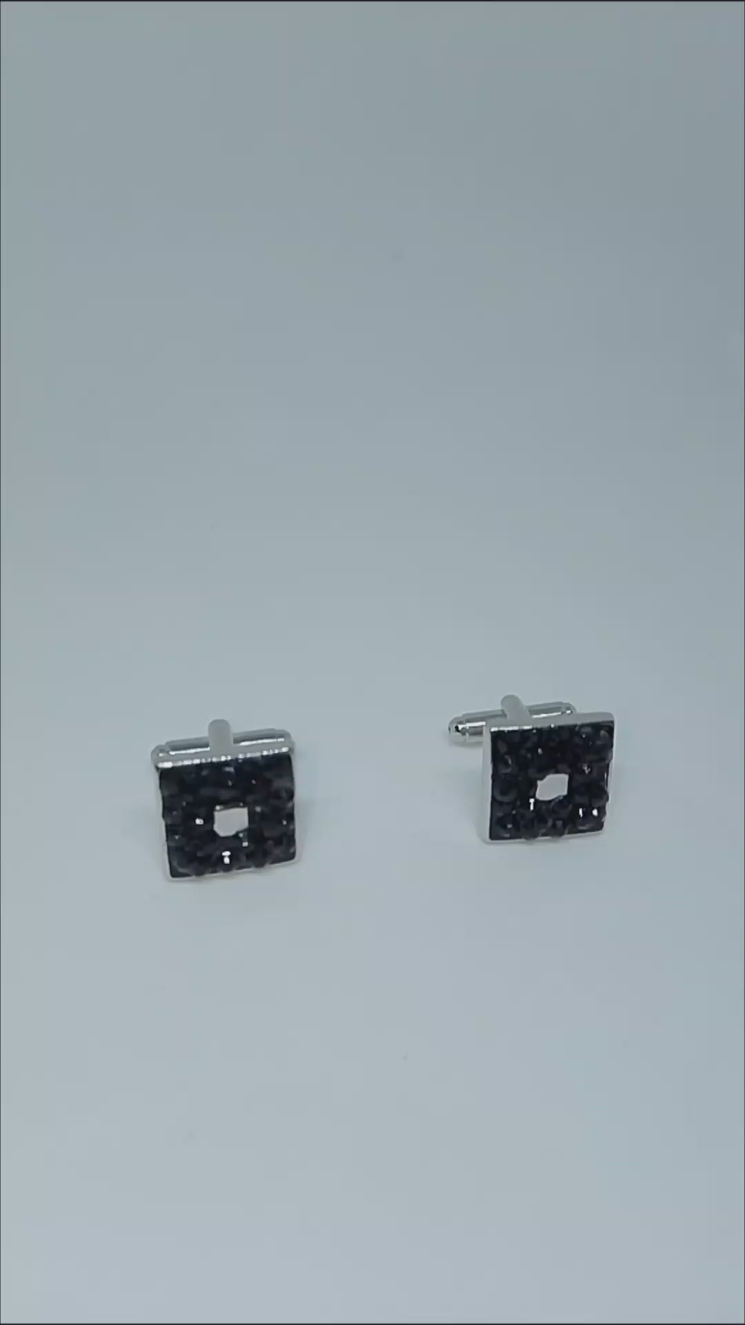 Meteor Crust  & Spark Men's Cufflink Set