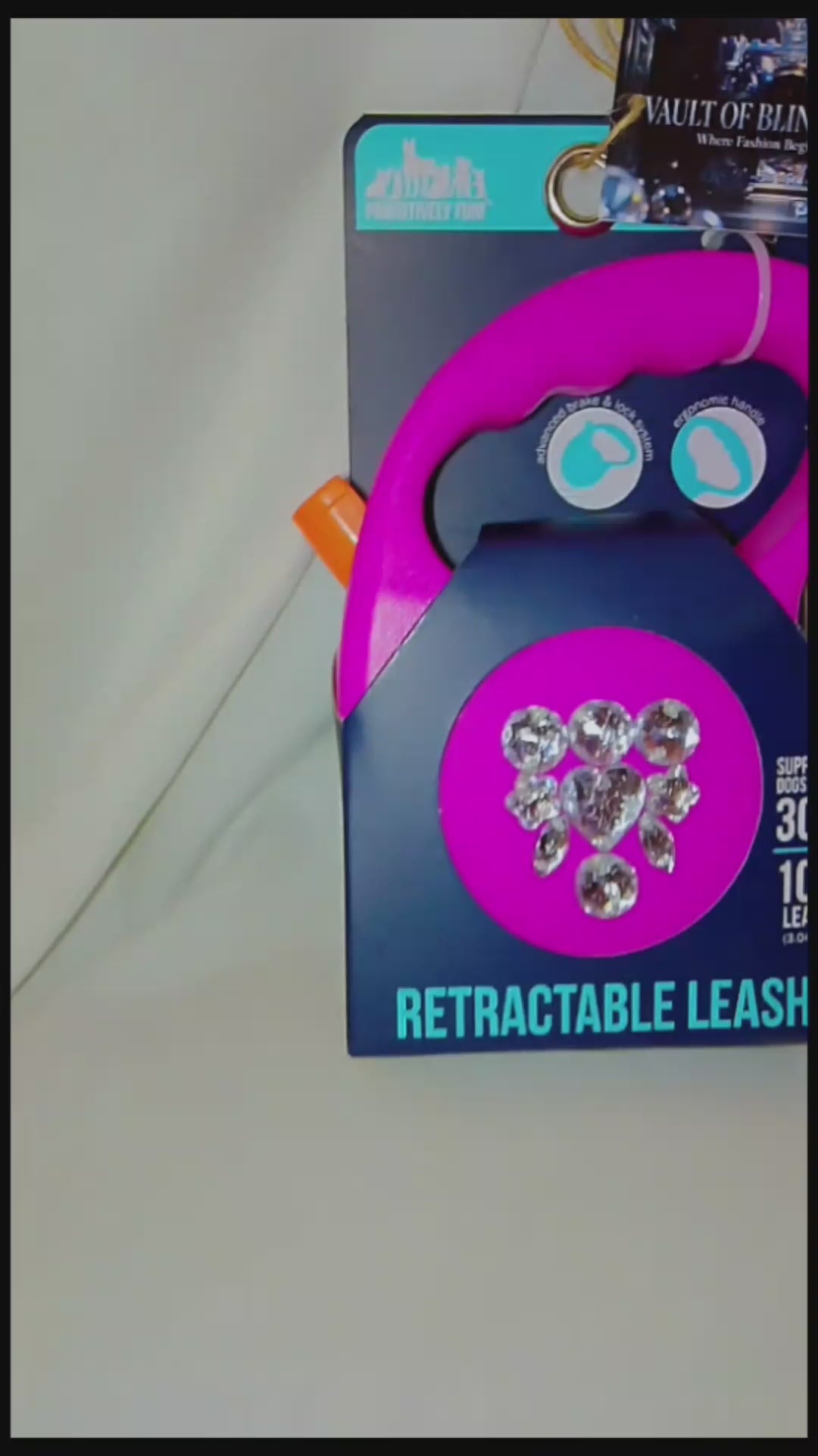 Irresistible Cute Functional Neon Colored Retractable Pet Leash